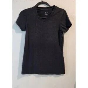 Women's Black V-Neck T-Shirt